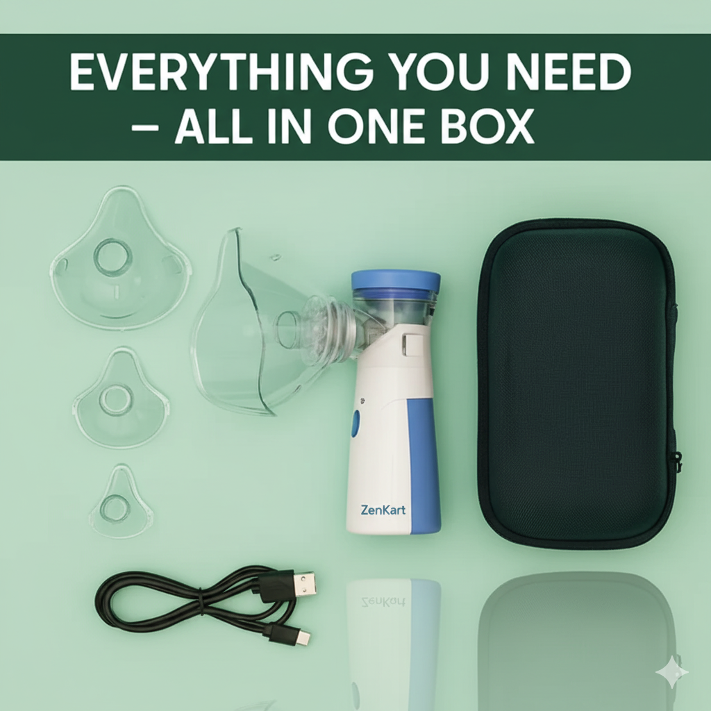 Breathe Easy™ - Portable Rechargeable Mesh Nebulizer