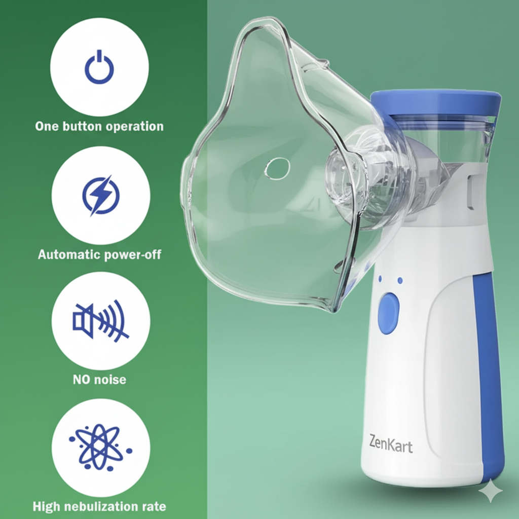 Breathe Easy™ - Portable Rechargeable Mesh Nebulizer