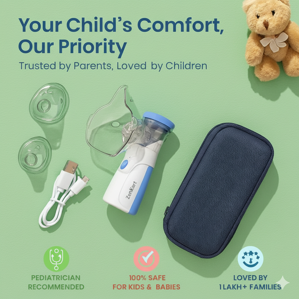 Breathe Easy™ - Portable Rechargeable Mesh Nebulizer