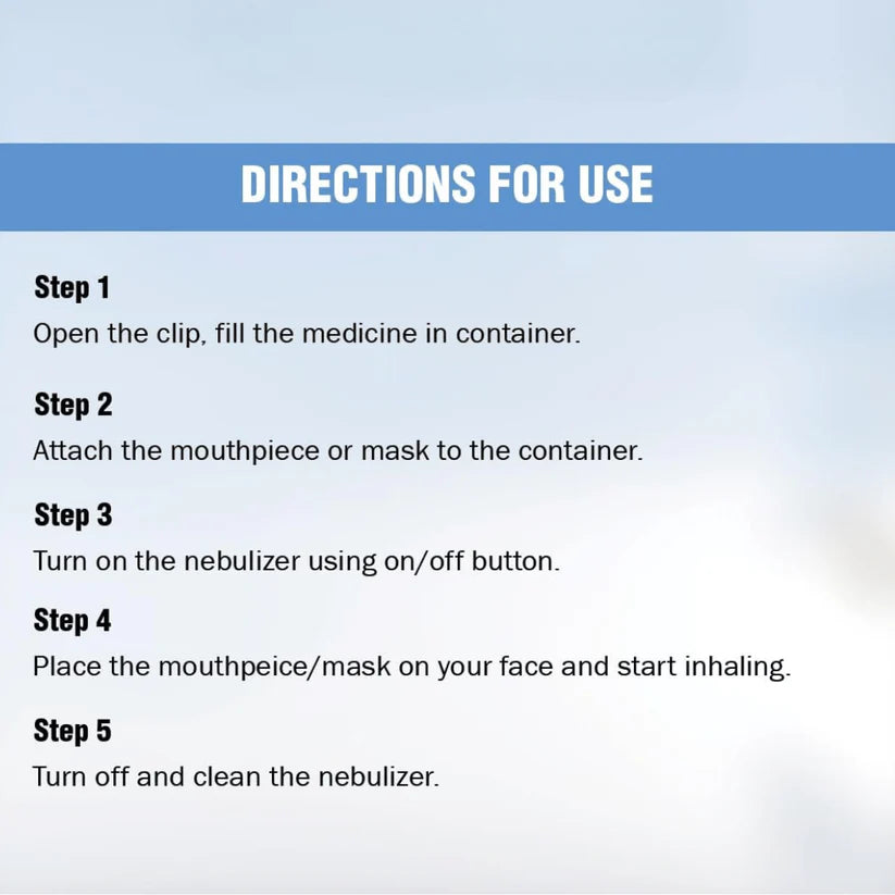 Breathe Easy™ - Portable Rechargeable Mesh Nebulizer