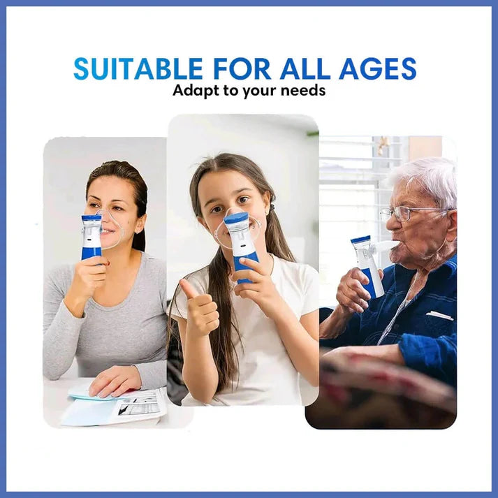Breathe Easy™ - Portable Rechargeable Mesh Nebulizer