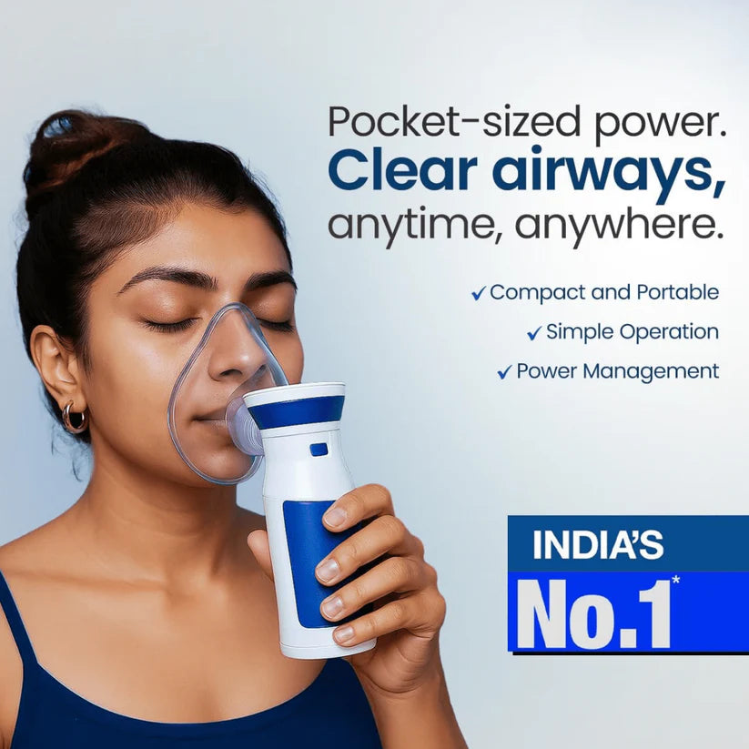 Breathe Easy™ - Portable Rechargeable Mesh Nebulizer