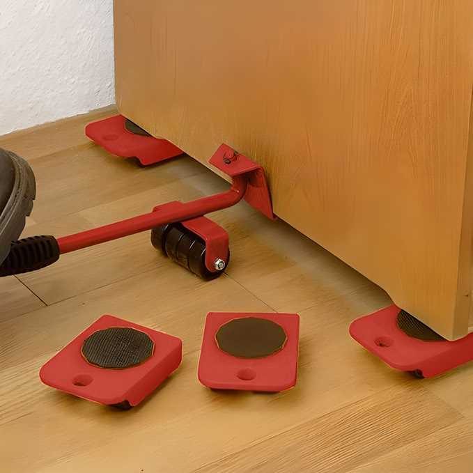Furniture Shifting Lifting Moving Tool with Wheel Pads